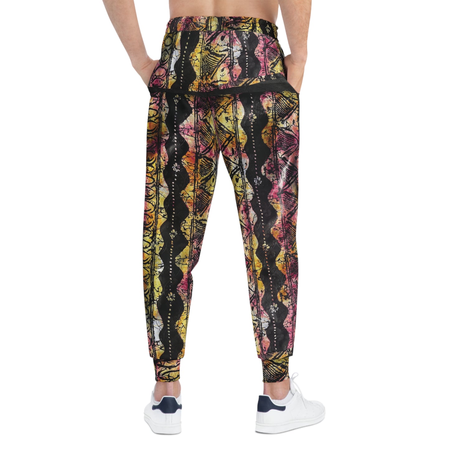 Batik 'Central' Tie Dye Athletic Joggers .