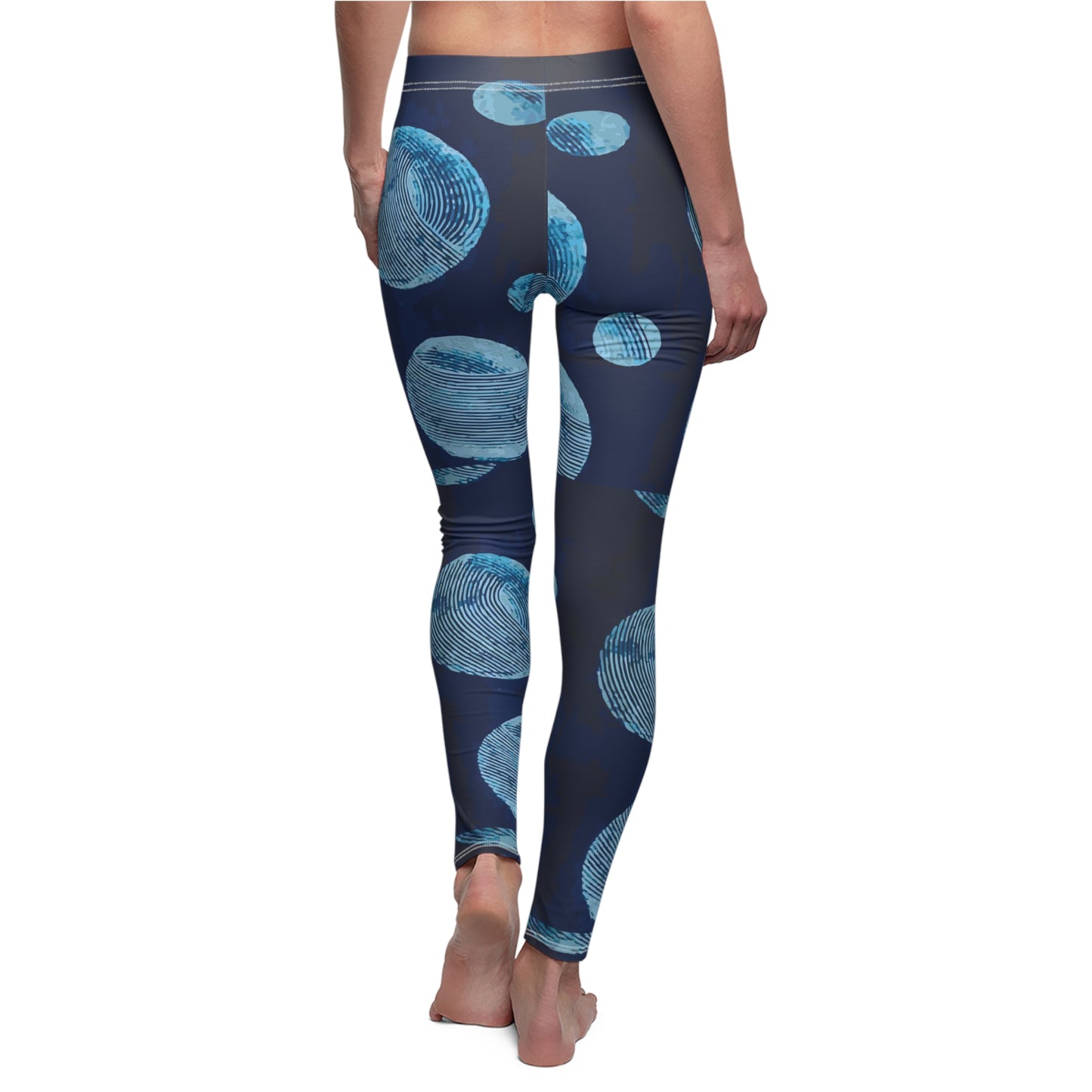 Batik 'Record' Women's Cut & Sew Casual Leggings