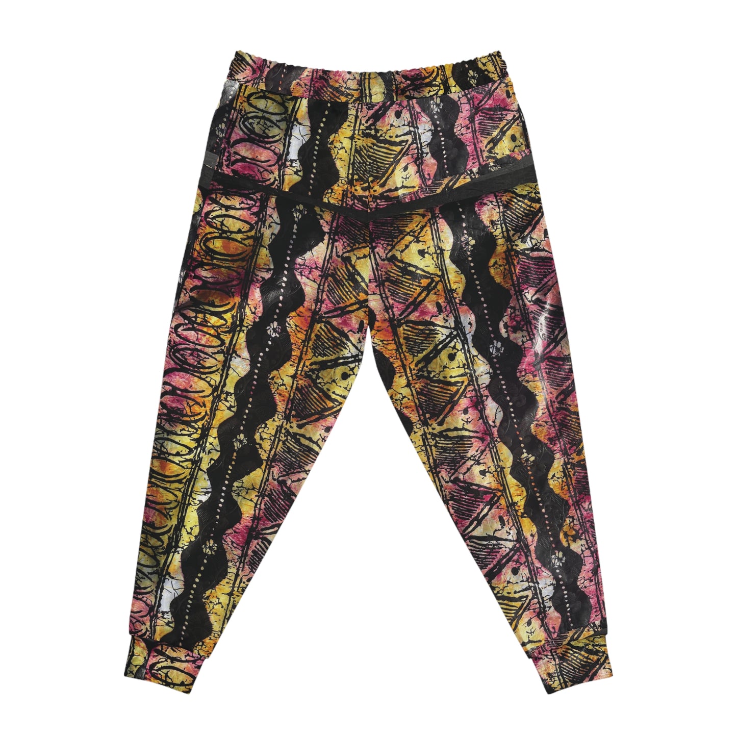 Batik 'Central' Tie Dye Athletic Joggers .