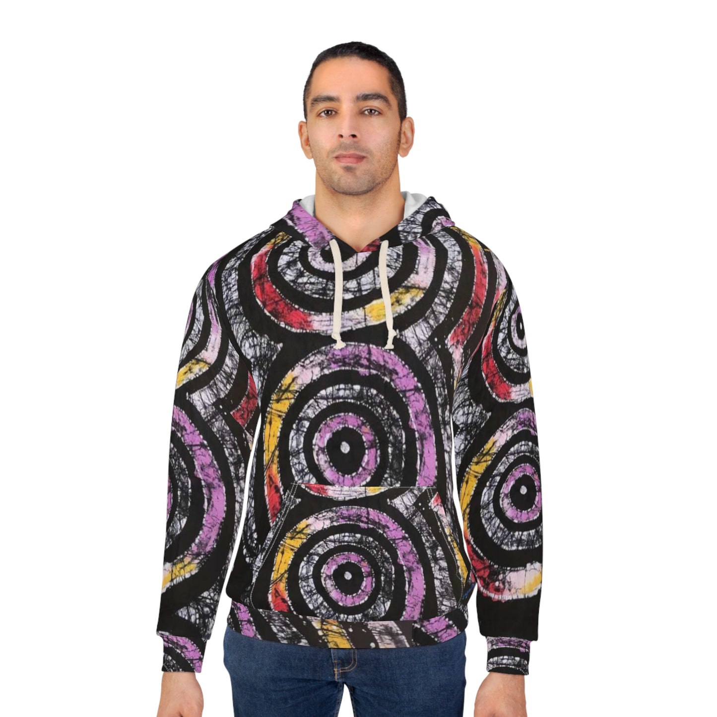 Batik Circles of Life Unisex Pullover Hoodie