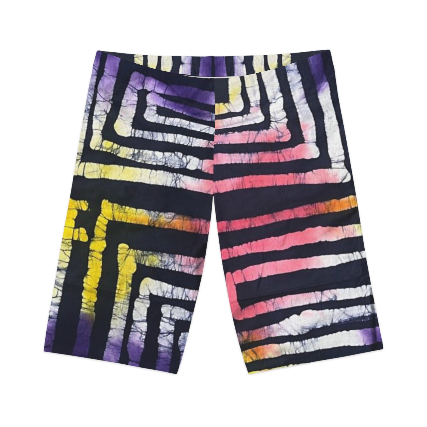 Batik Half Square Women's Bike Shorts