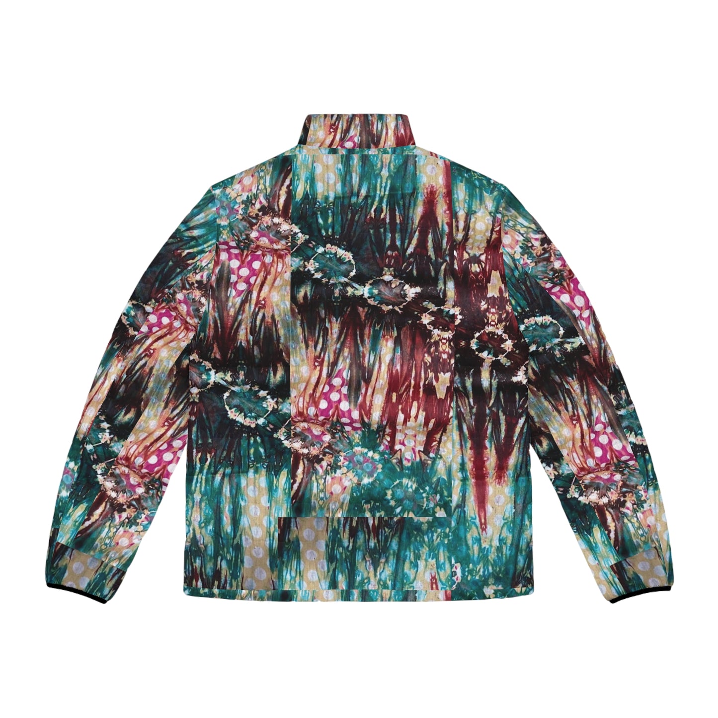 Gambee Tie Dye Men's Puffer Jacket