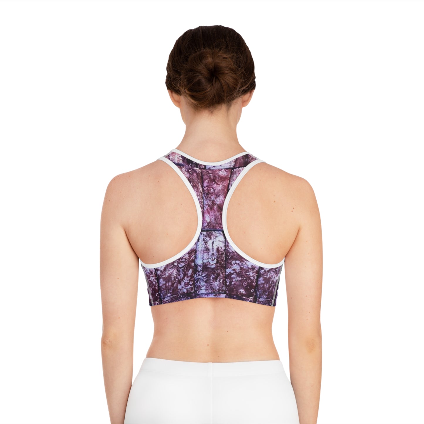 Tie Dye Arranged Sports Bra