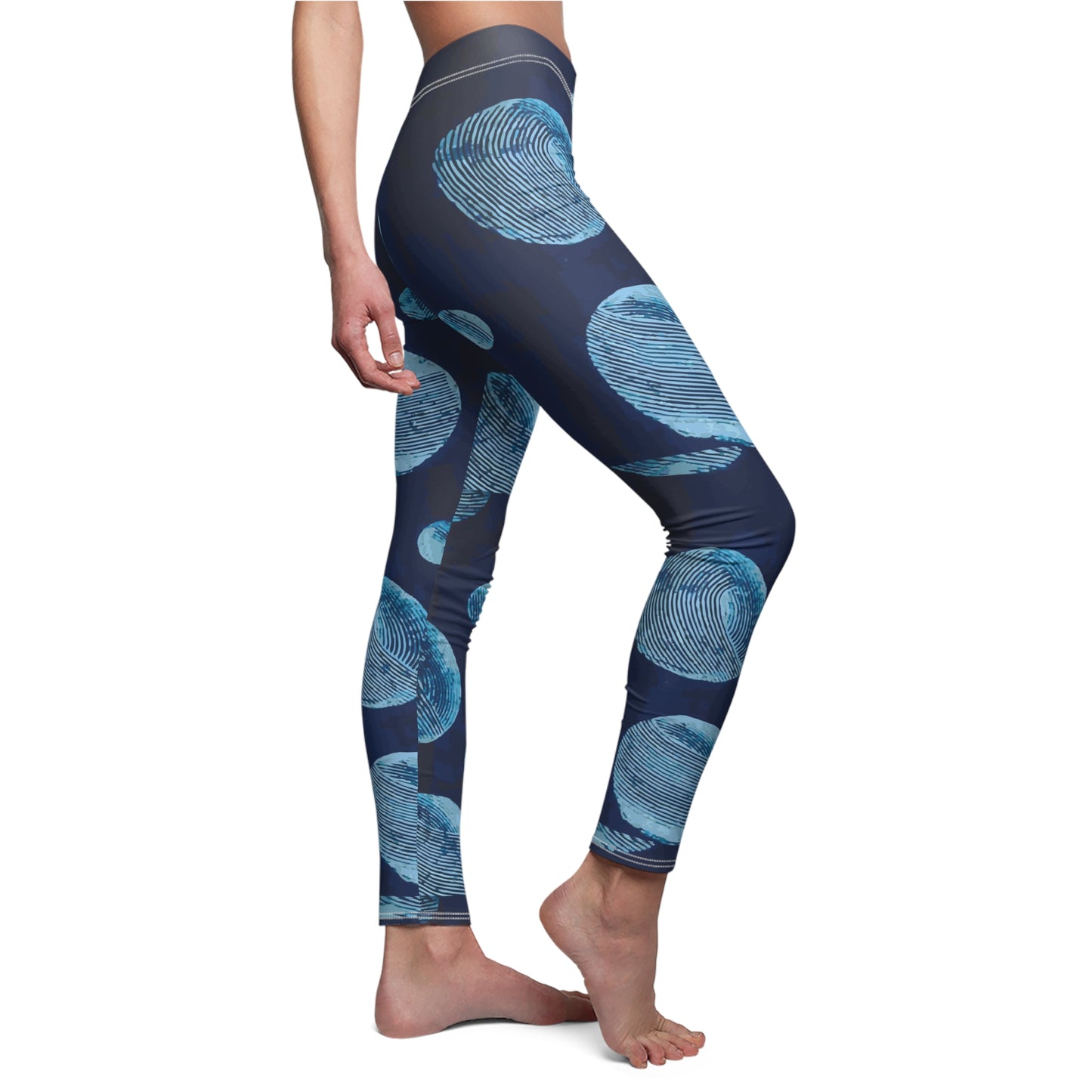 Batik 'Record' Women's Cut & Sew Casual Leggings