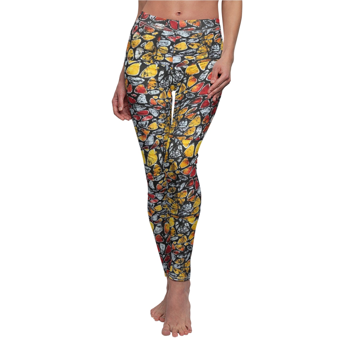 Beam Batik Ti Dye Women's Cut & Sew Casual Leggings