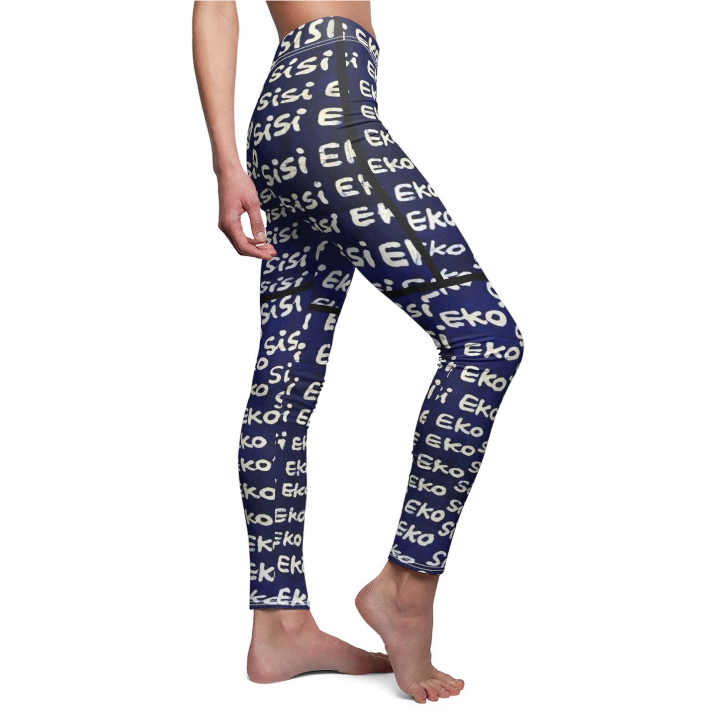 Sisi Eko Batik Women's Cut & Sew Casual Leggings