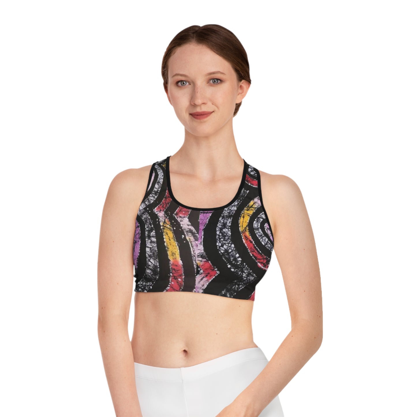 Batik Circles of Life Sports Bra