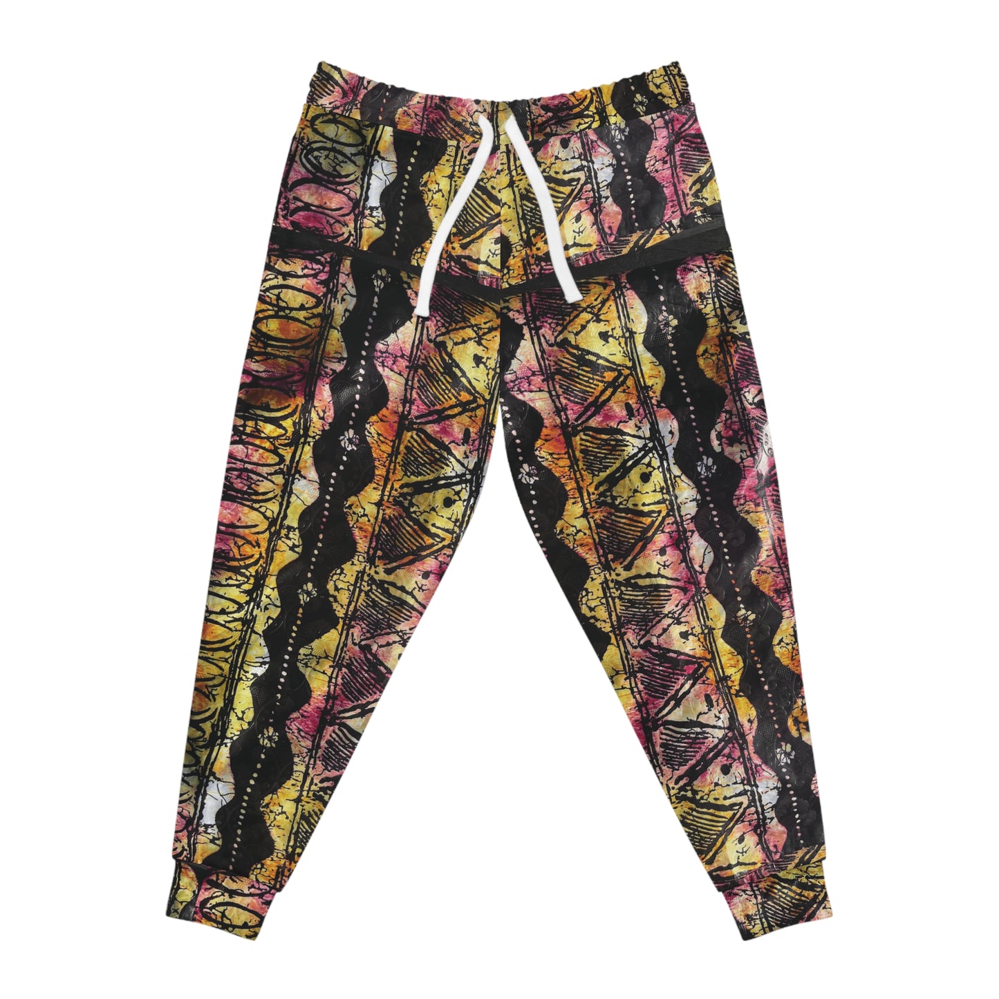 Batik 'Central' Tie Dye Athletic Joggers .