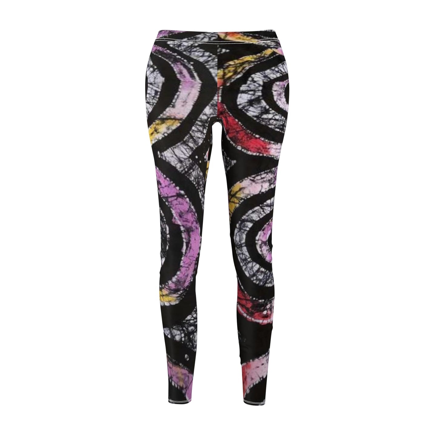 Batik circles of life Women's Cut & Sew Casual Leggings