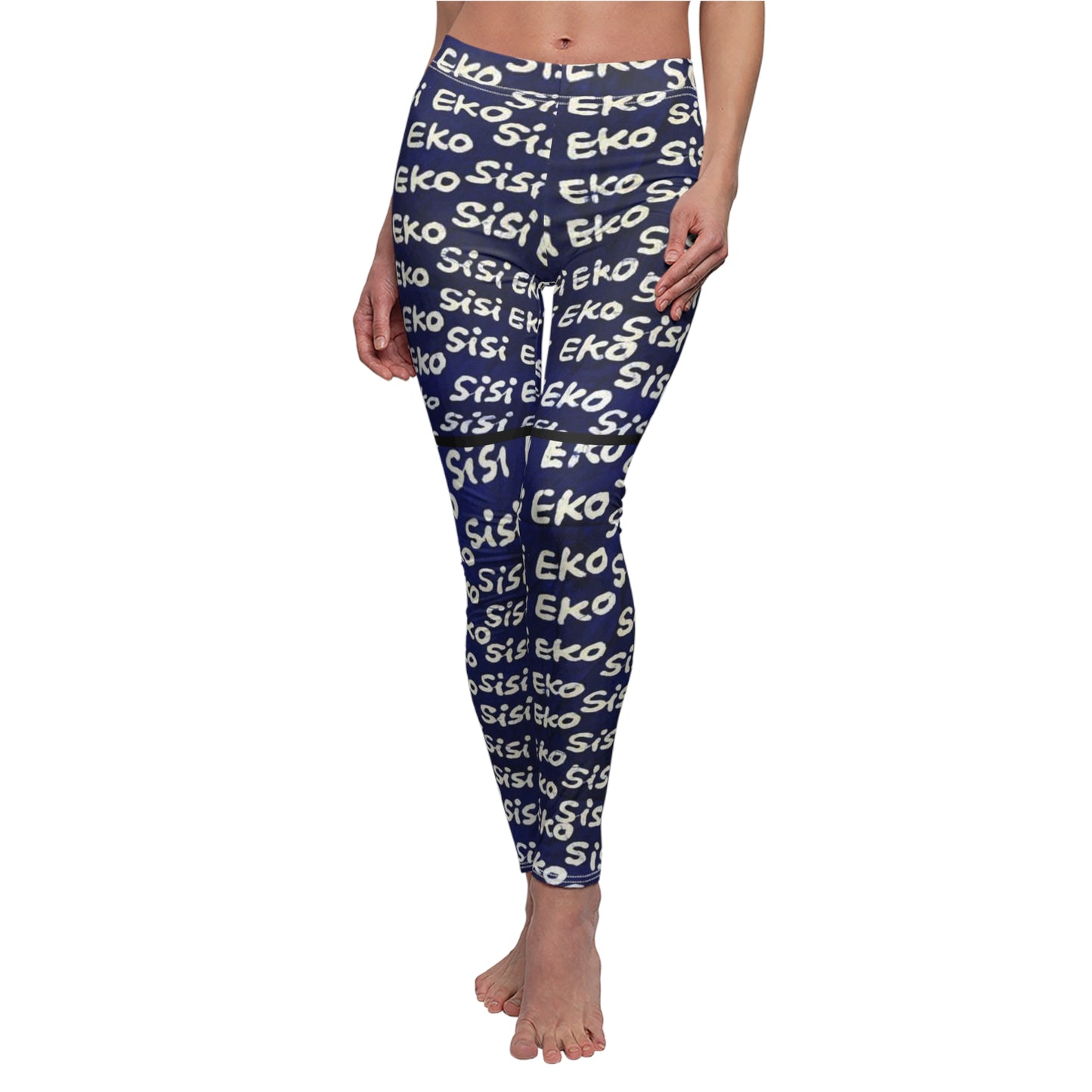 Sisi Eko Batik Women's Cut & Sew Casual Leggings