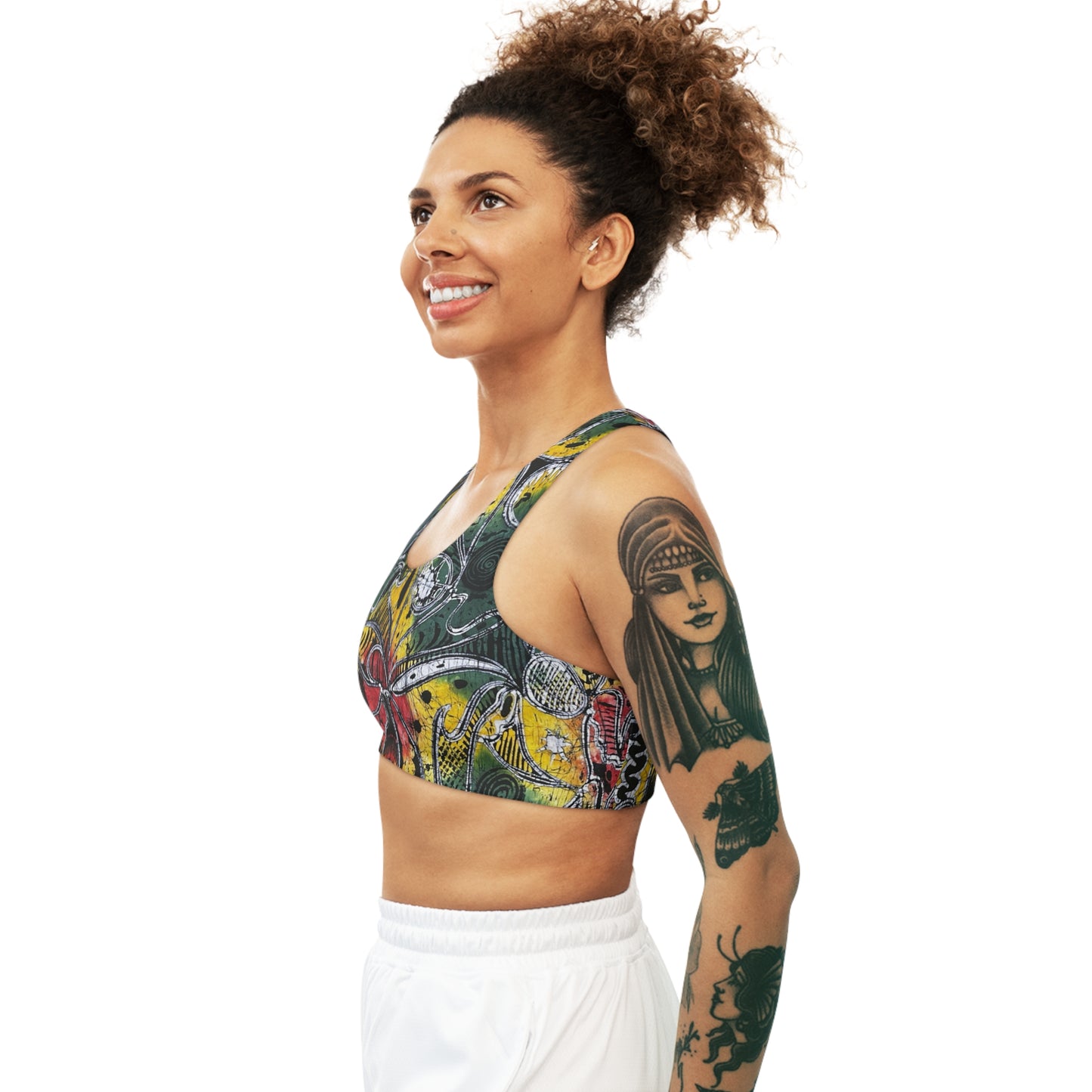 'Manmade' Batik Seamless Sports Bra