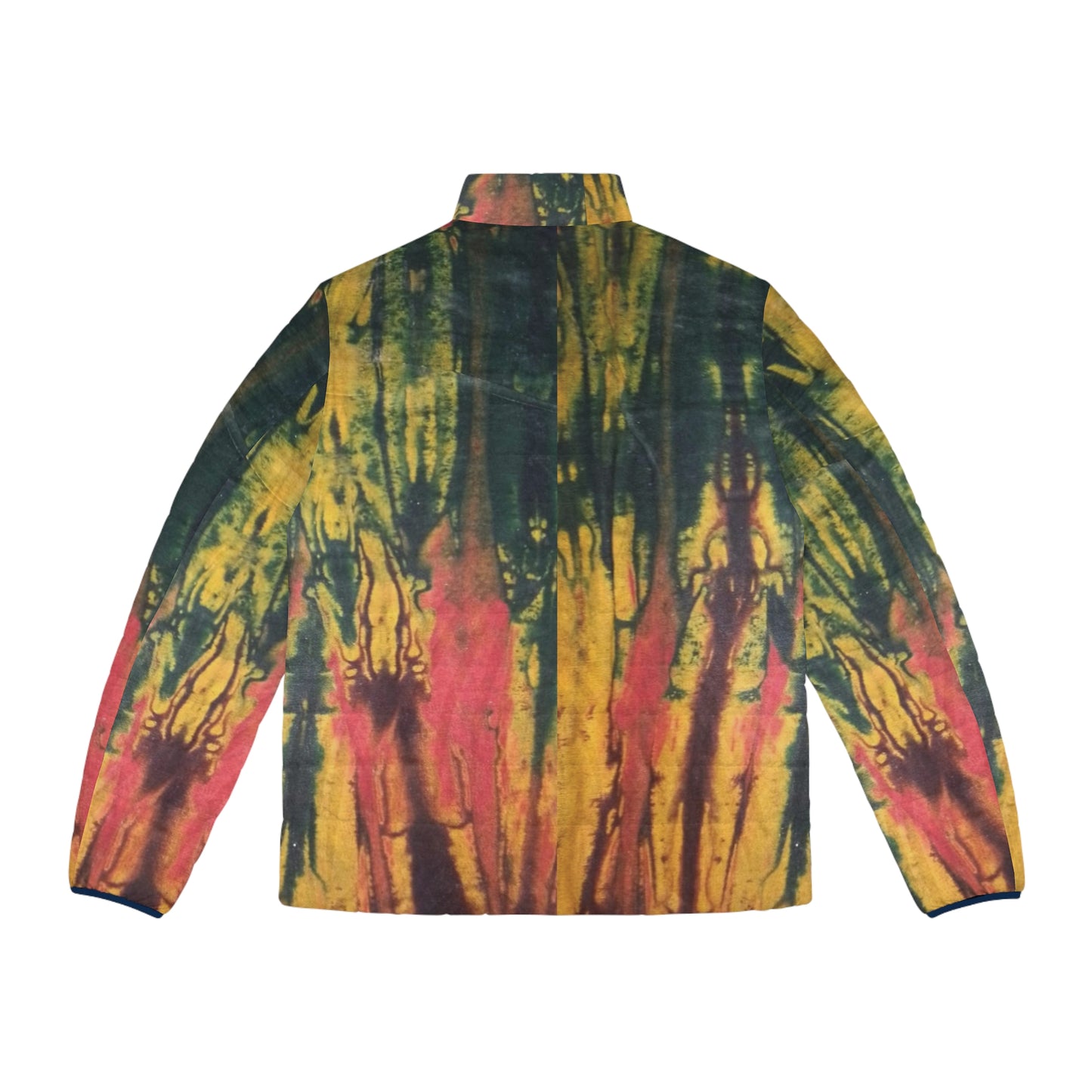 Tie Dye 'Icon' Men's Puffer Jacket