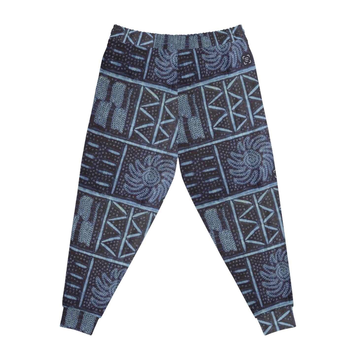 Adire 'Seeds' Indigo Athletic Joggers (Unisex)