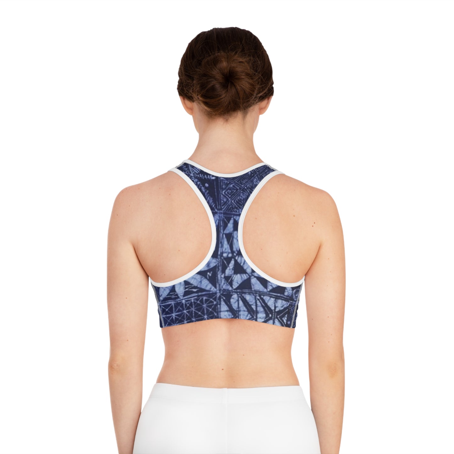 Adire Talking Drum Sports Bra