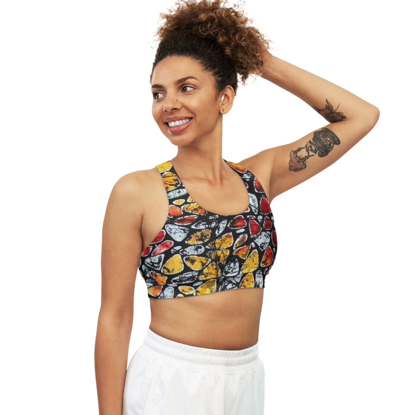 Beam Batik Tie Dye Seamless Sports Bra