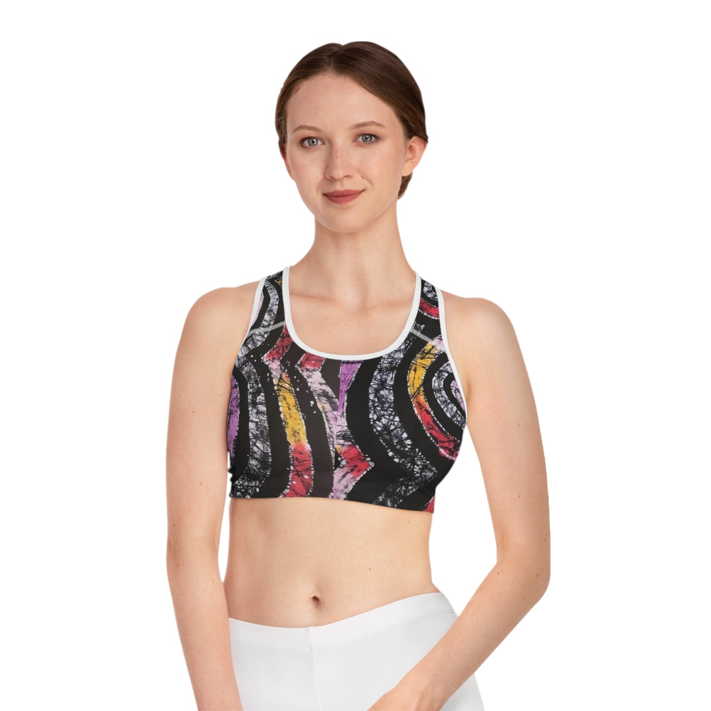 Batik Circles of Life Sports Bra