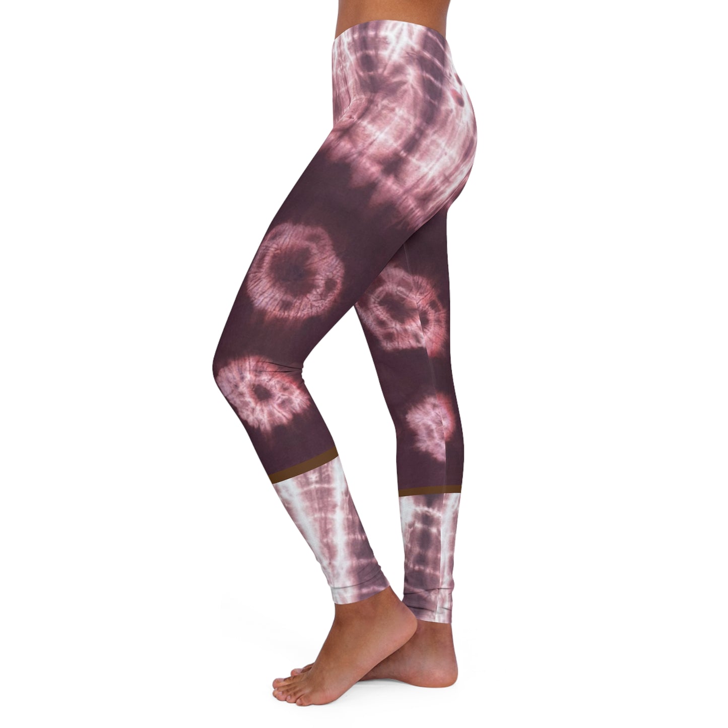 Brownie Tie Dye Women's Spandex Leggings