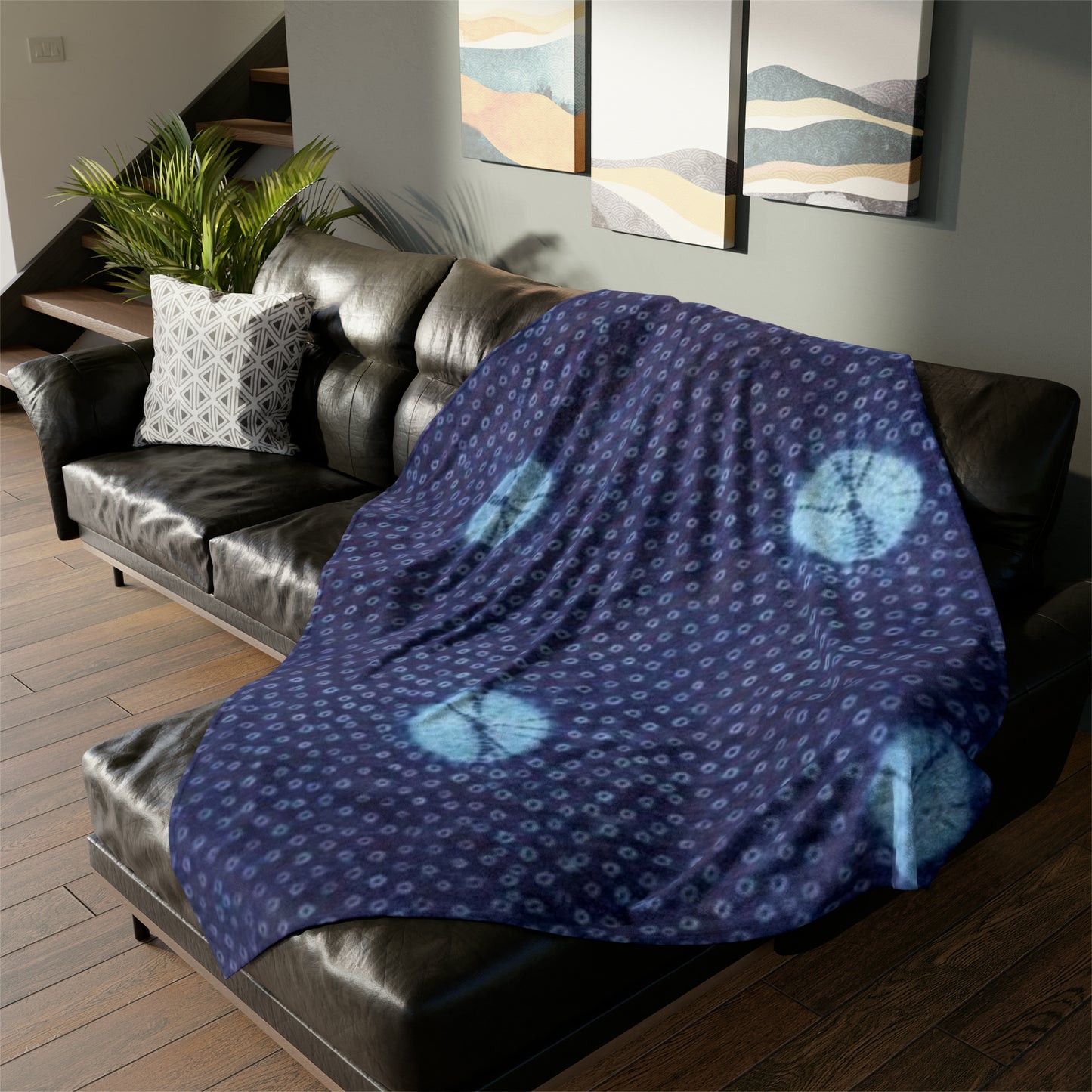 Moon and Stars Soft Polyester Blanket