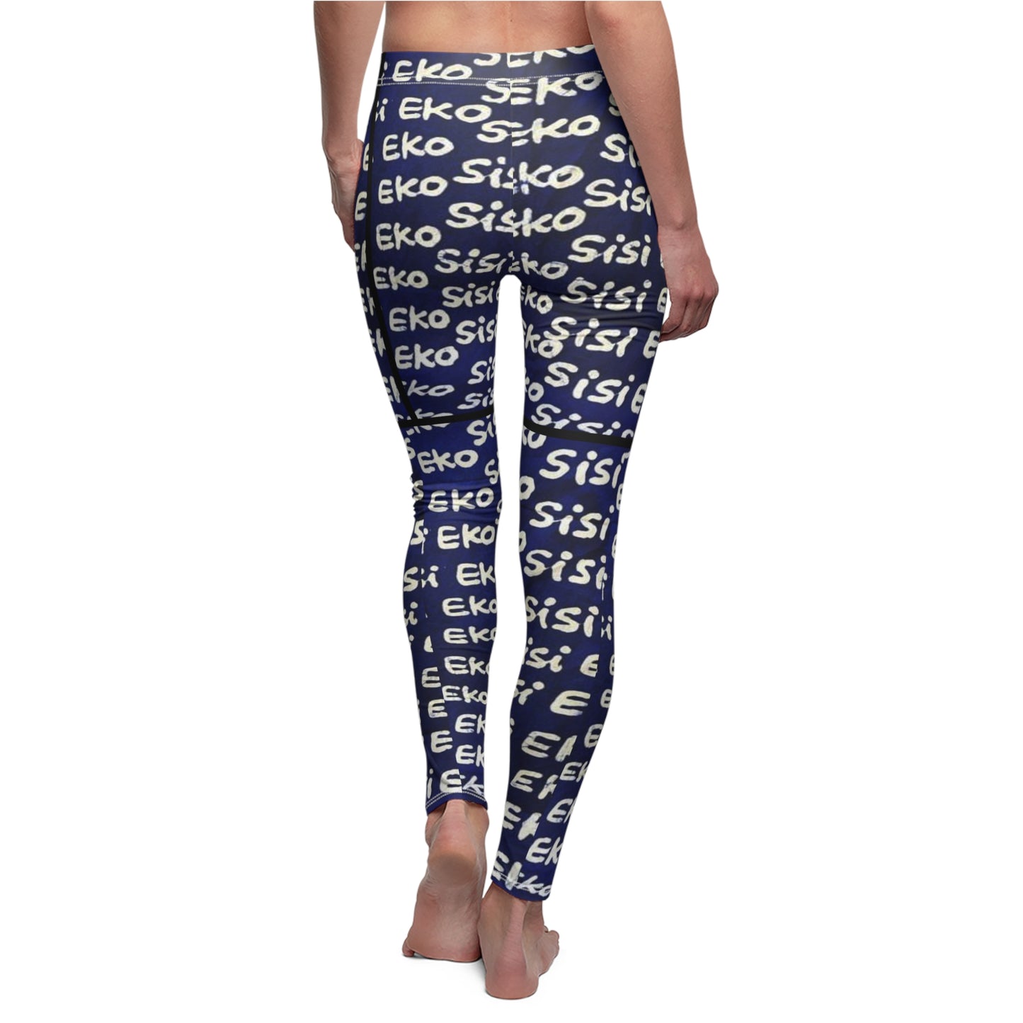 Sisi Eko Batik Women's Cut & Sew Casual Leggings