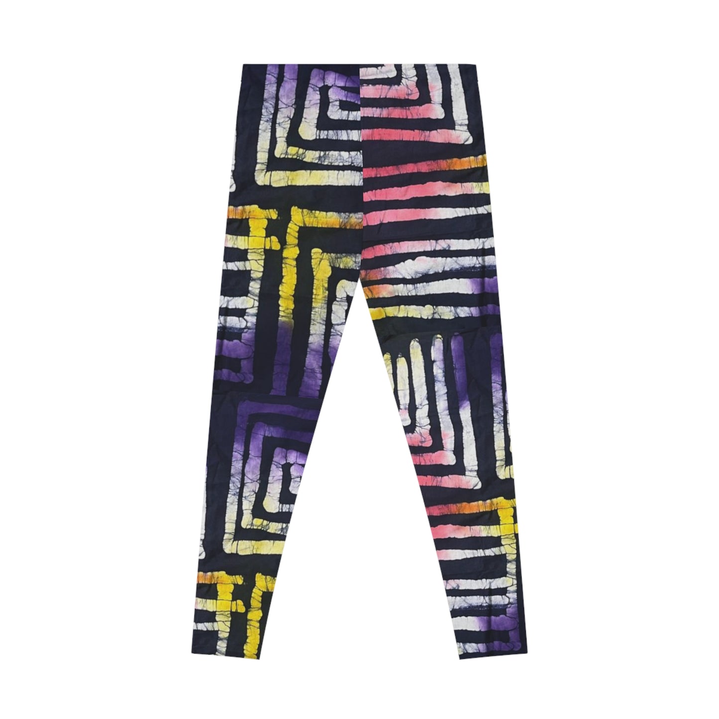 Batik Half Square Stretchy Leggings