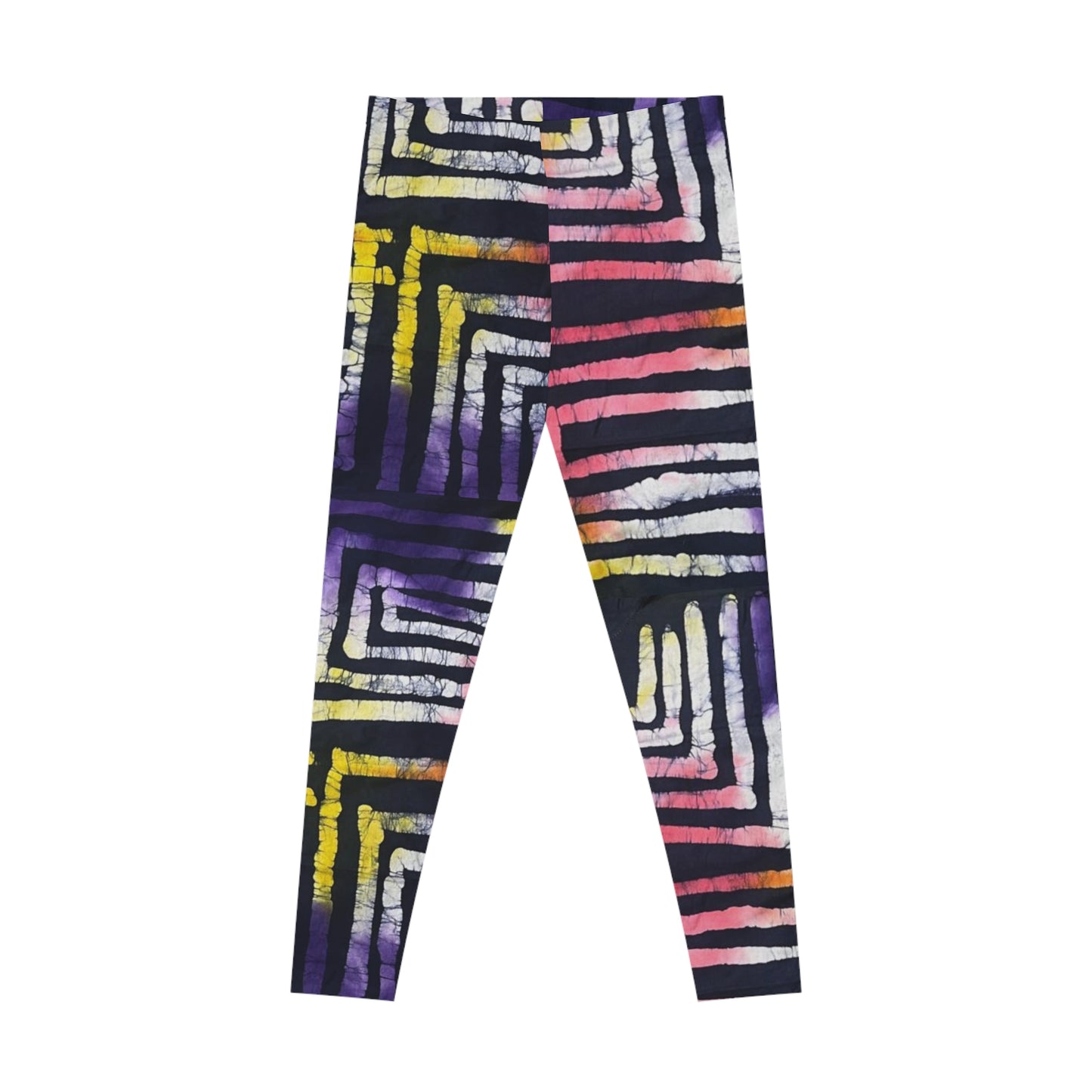 Batik Half Square Stretchy Leggings