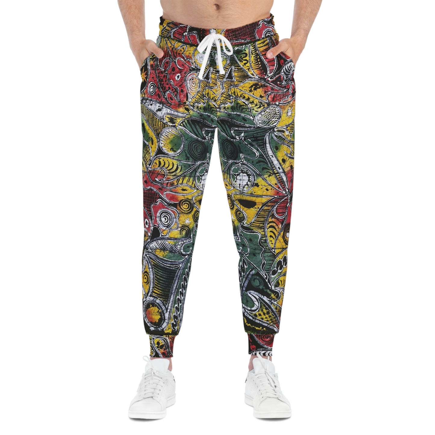 Batik 'Regenerate' Tie Dye Athletic Joggers (Unisex)