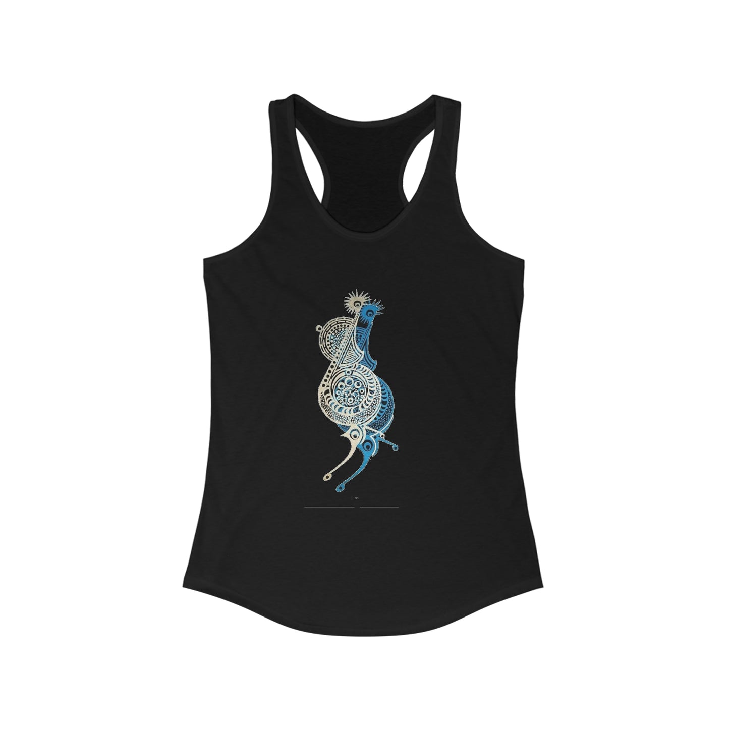 Abstract Frog Women's Ideal Racerback Tank