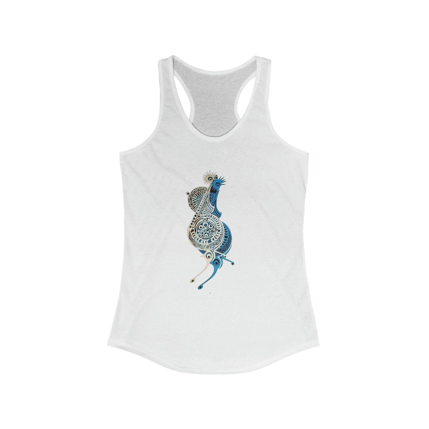 Abstract Frog Women's Ideal Racerback Tank