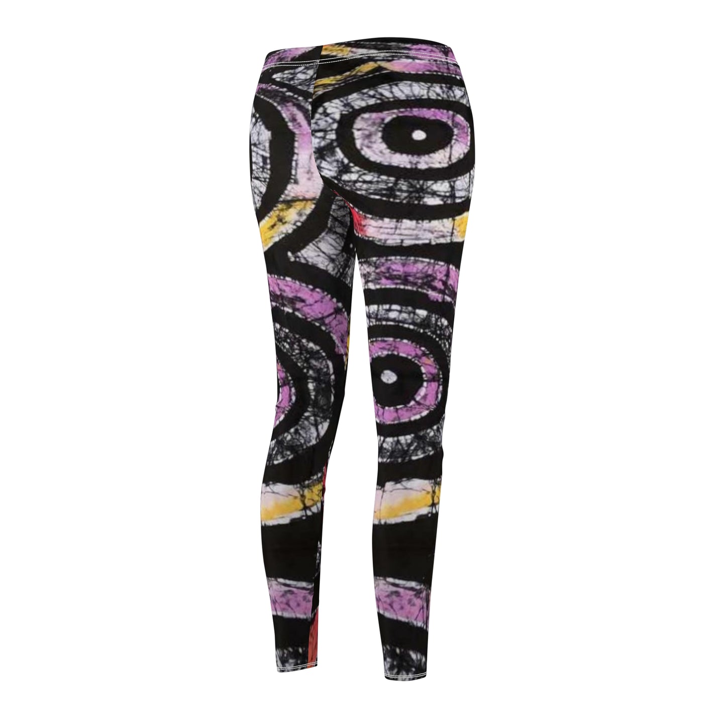 Batik circles of life Women's Cut & Sew Casual Leggings