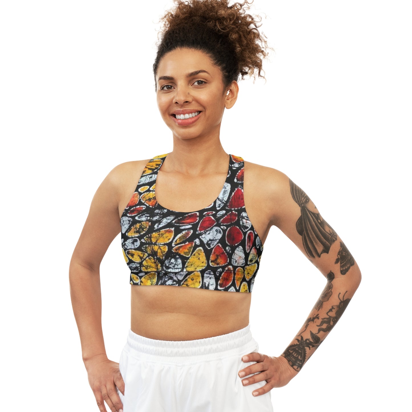 Beam Batik Tie Dye Seamless Sports Bra