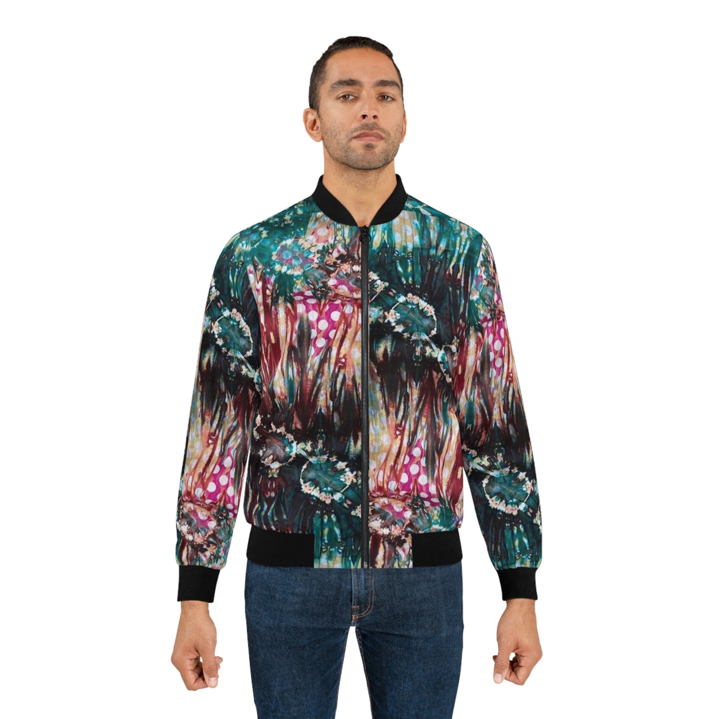 Gambee Tie Dye Men's Bomber Jacket