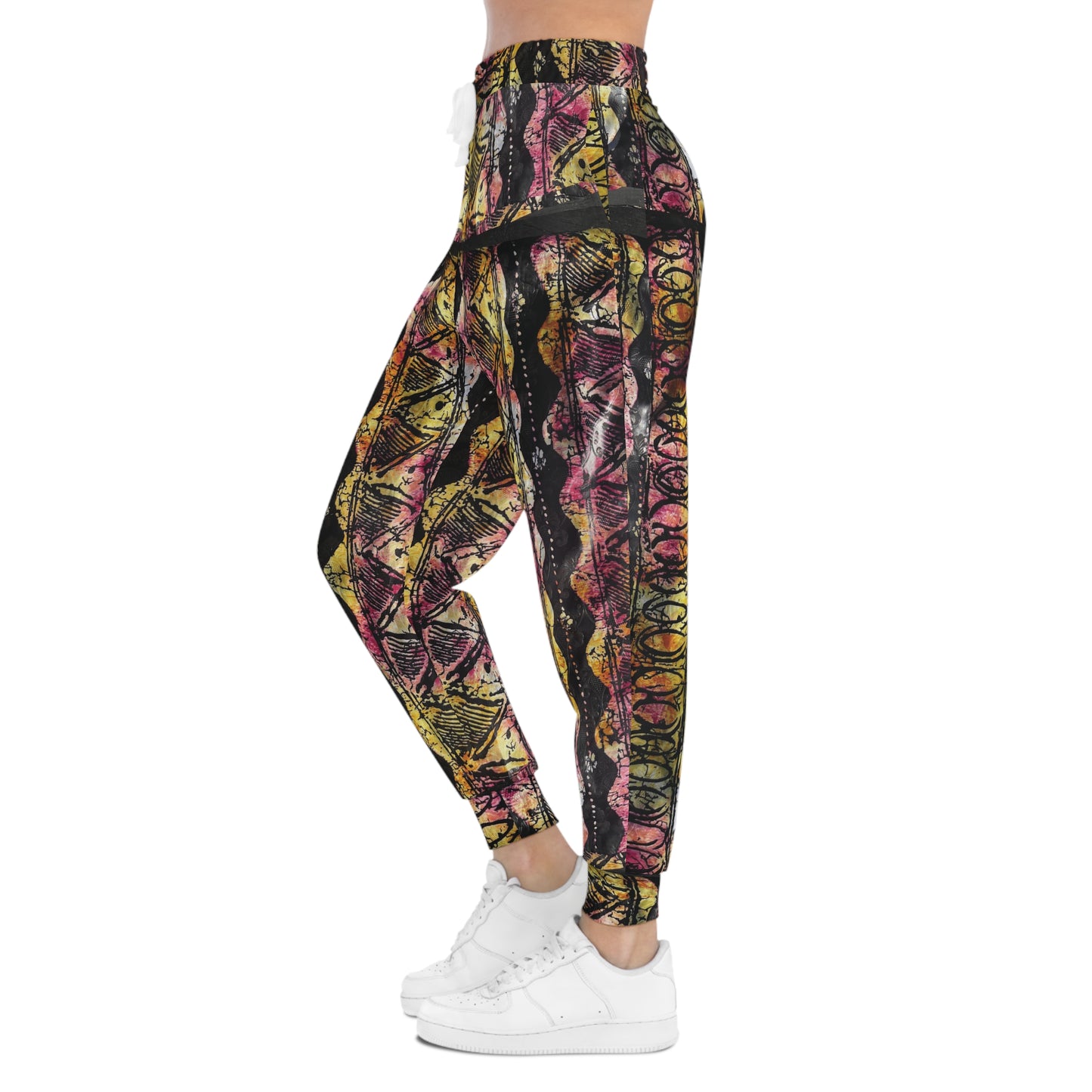 Batik 'Central' Tie Dye Athletic Joggers .