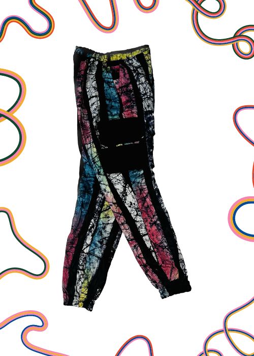 My Colors Batik Tie Dye Cargo pants