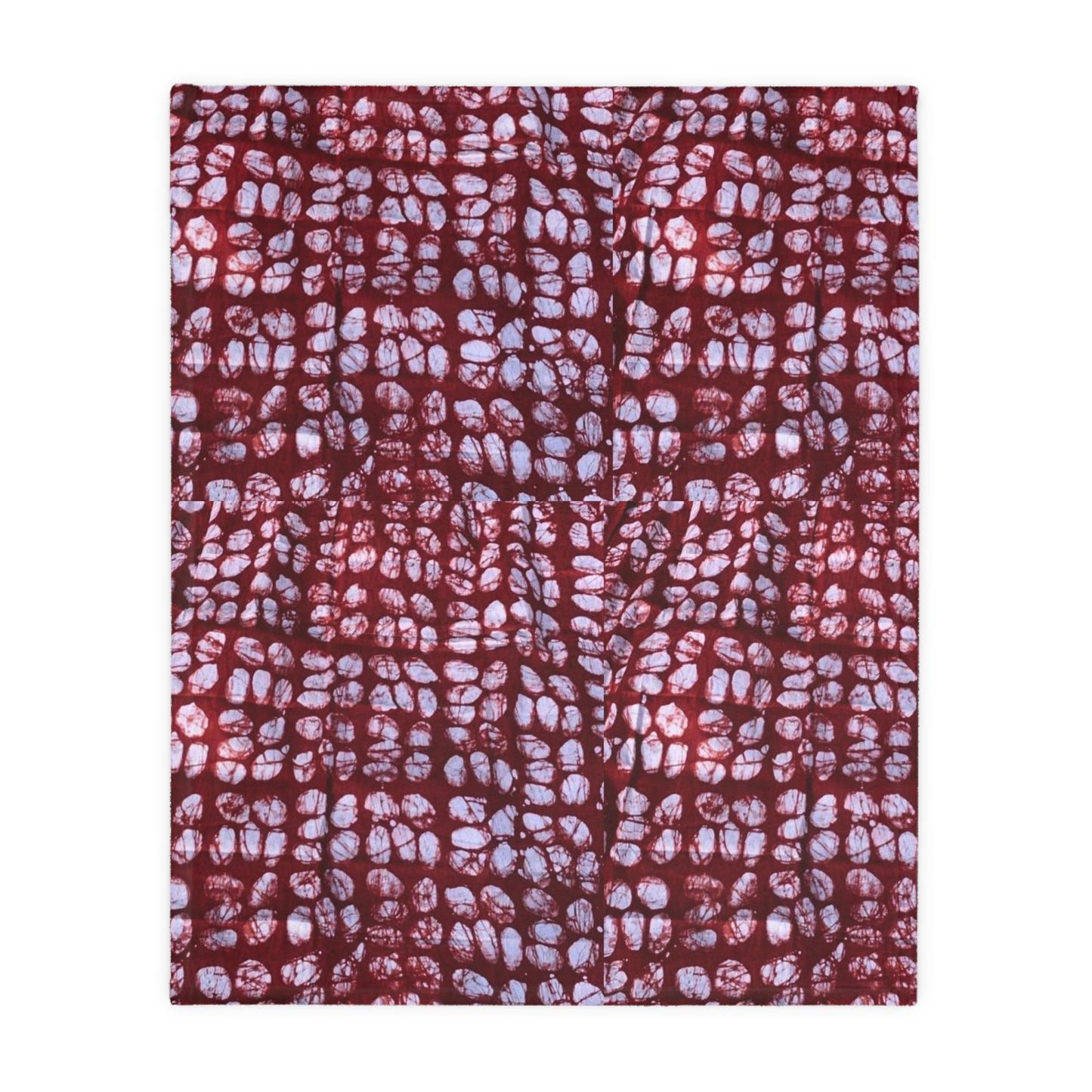 Batik Rejoicing Velveteen Minky Blanket (Two-sided print)
