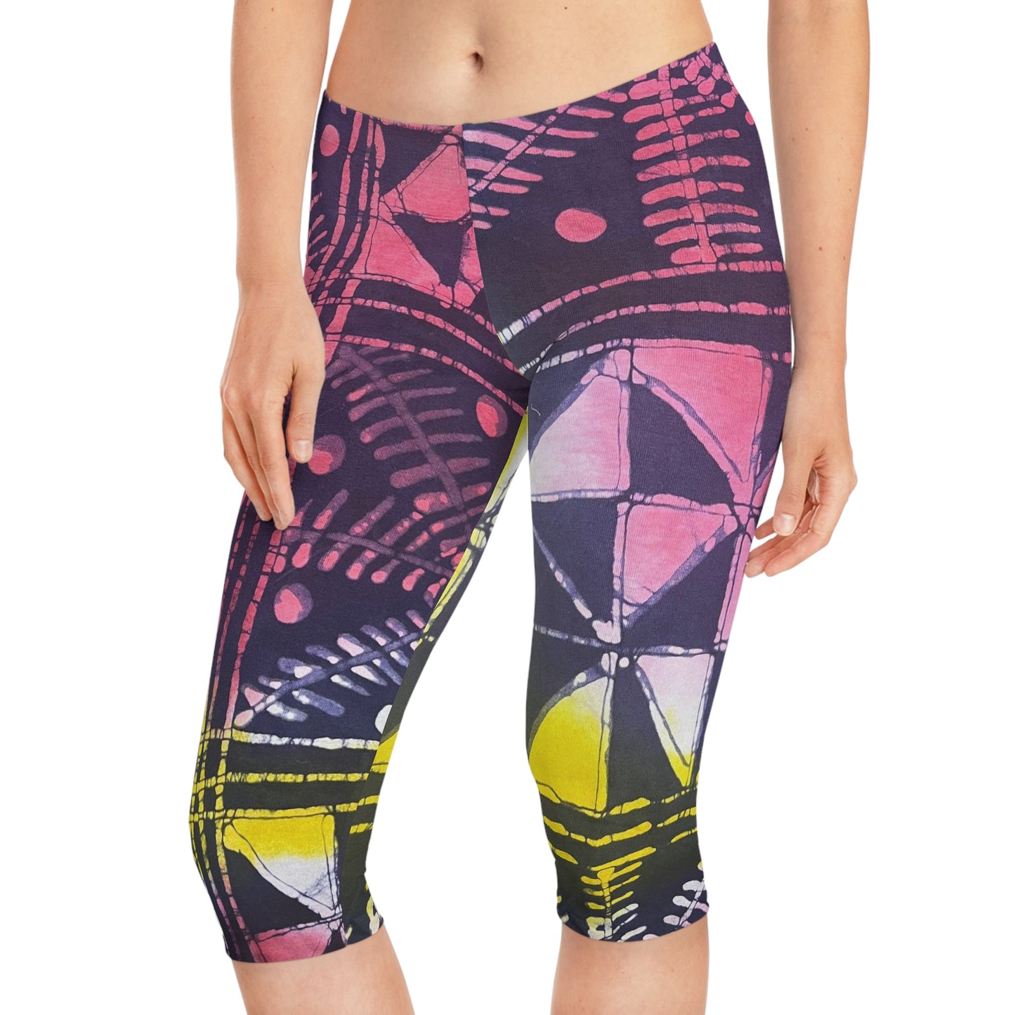 Batik Fan Women's Capri Leggings