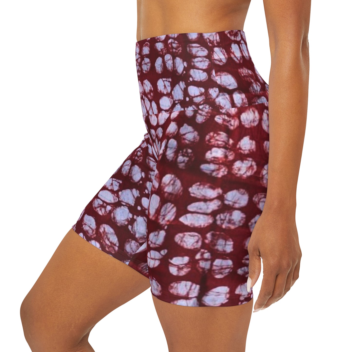 Batik Rodo High Waisted Yoga Shorts