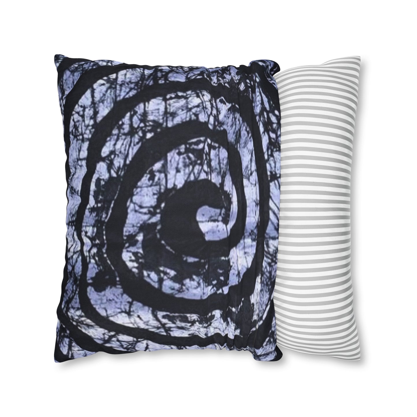 Batik Spiral Square Pillow Case