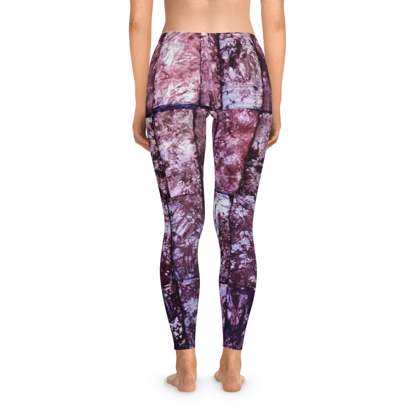 Tie Dye Arranged Stretchy Leggings