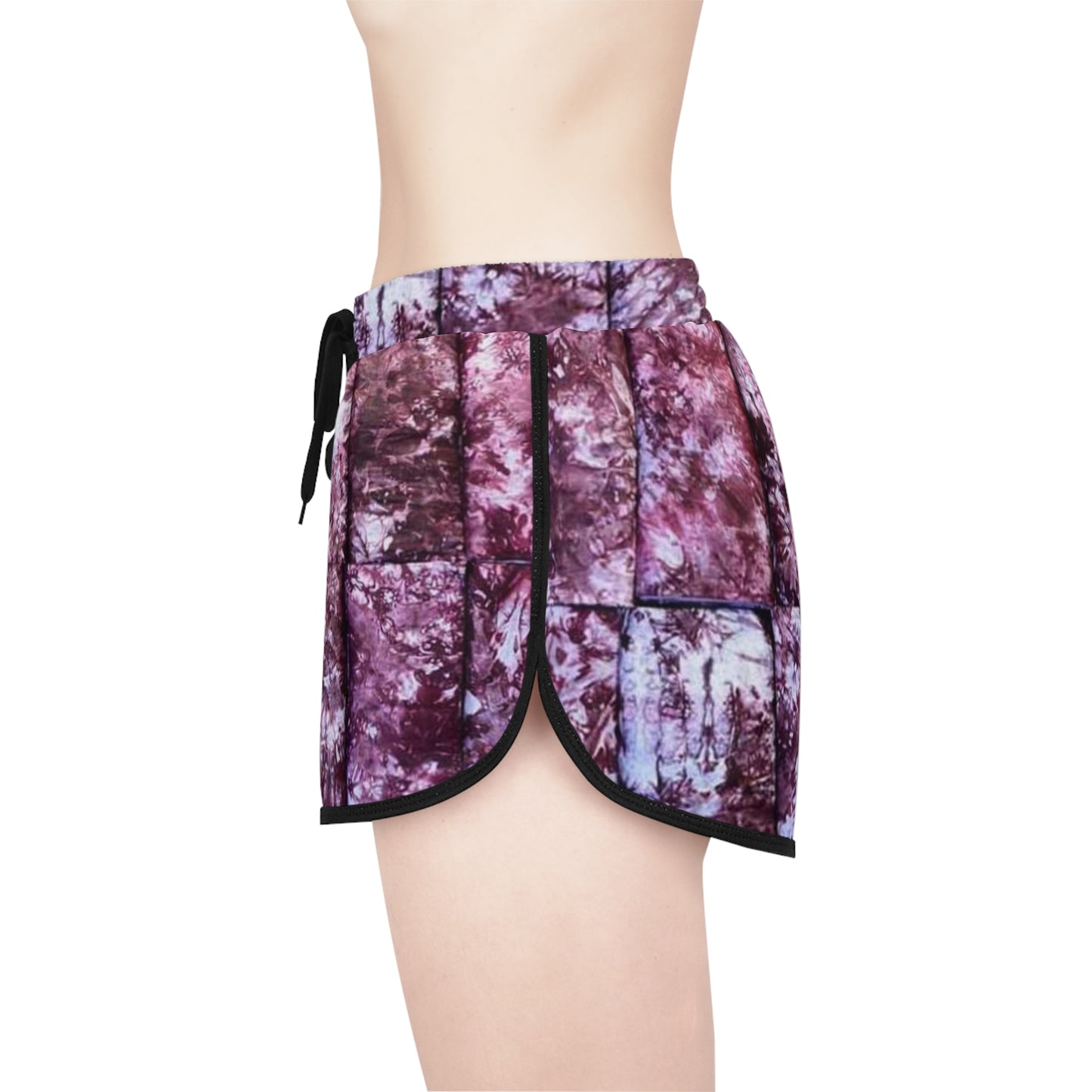 Tie Dye Arranged Women's Relaxed Shorts