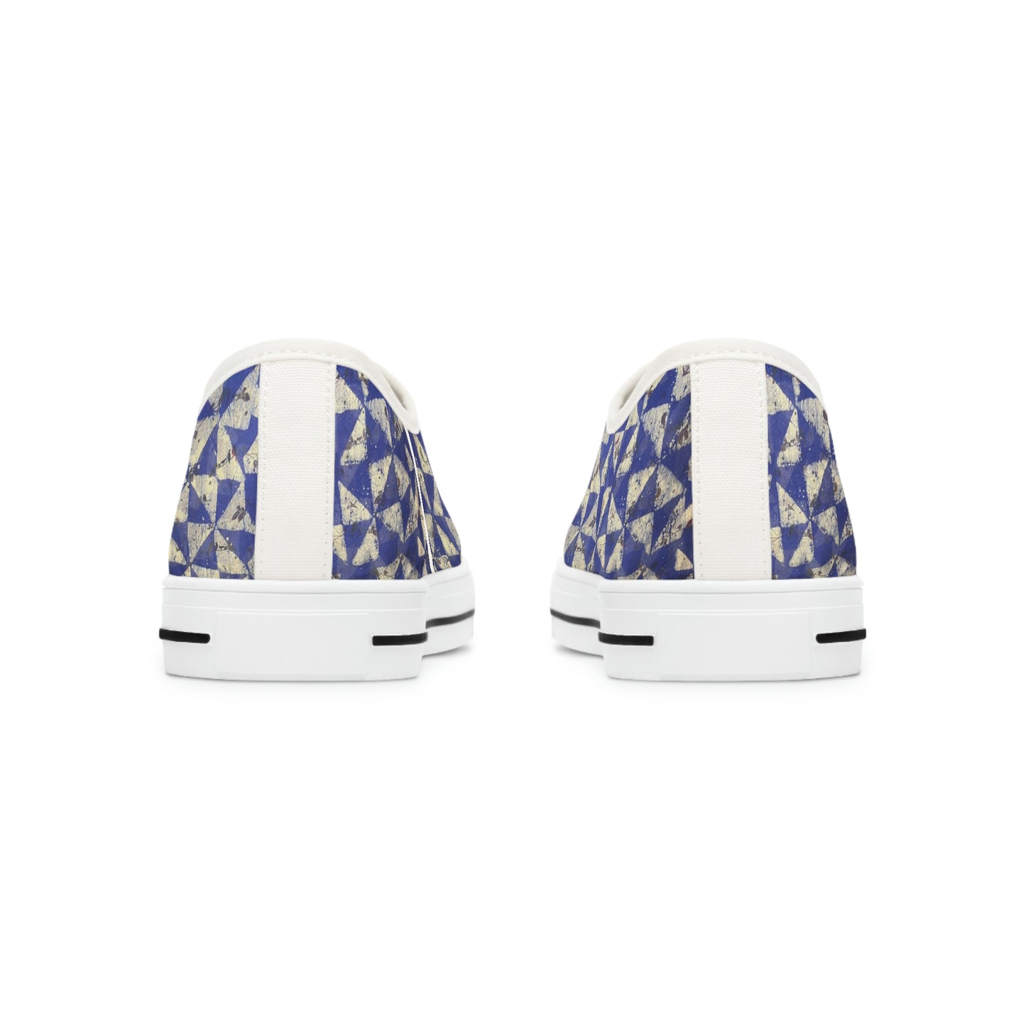 Women's Low Top Sneakers Batik Triangular