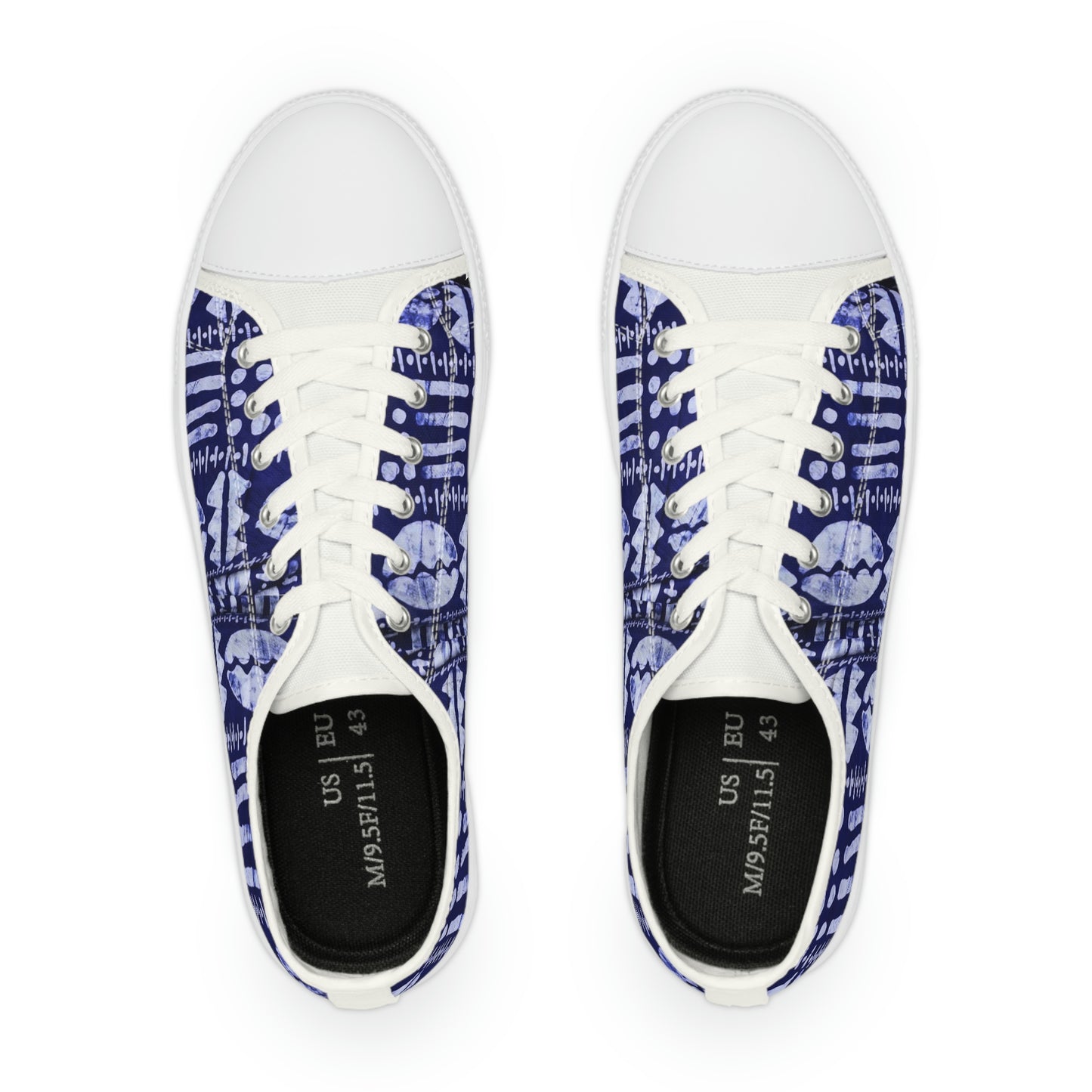 Men's Tie Dye Cowrie Low Top Sneakers