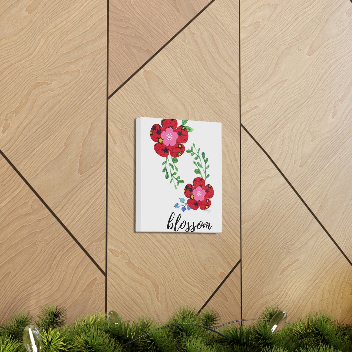 Fabric Petal Canvas Gallery Wraps