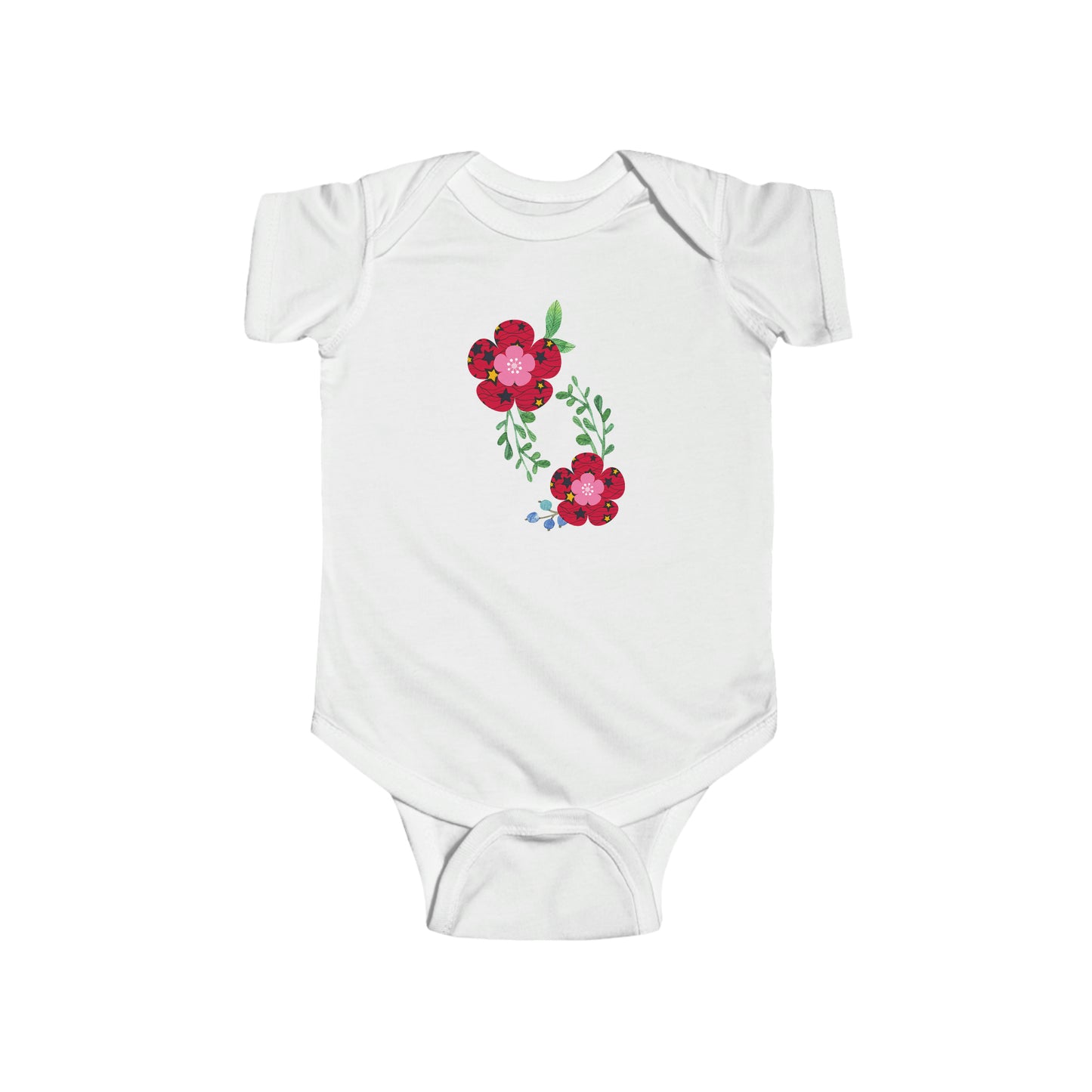 Infant Petal Fine Jersey Bodysuit