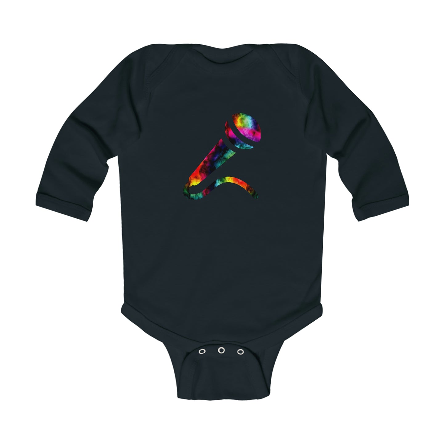 Microphone Time Infant Long Sleeve Bodysuit