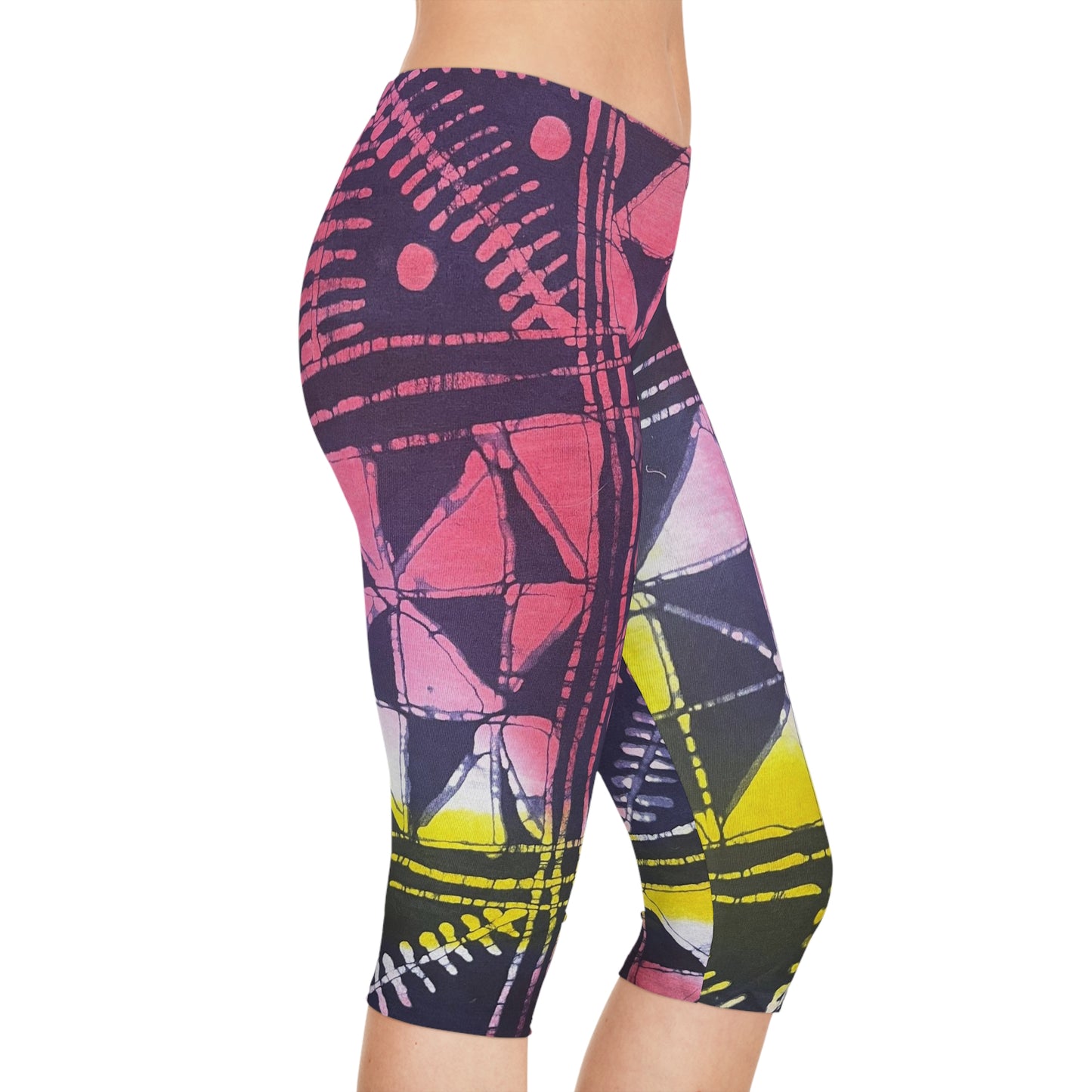 Batik Fan Women's Capri Leggings