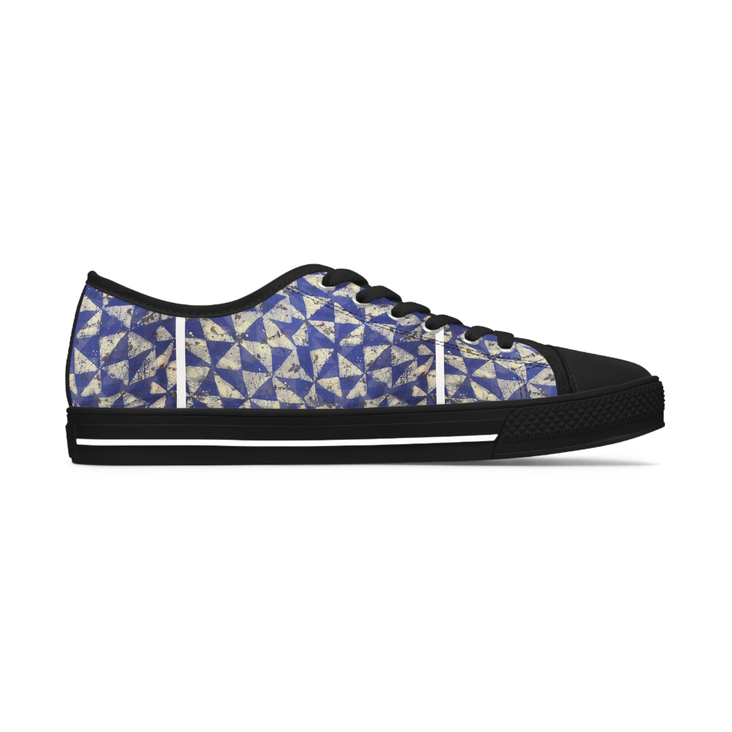 Women's Low Top Sneakers Batik Triangular