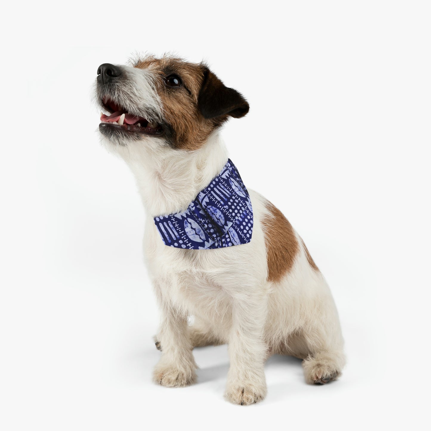 Cowrie Shell Tie Dye Pet Bandana Collar