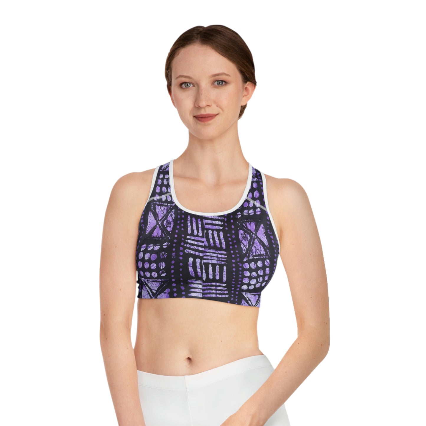 Batik Tribal Dots Sports Bra