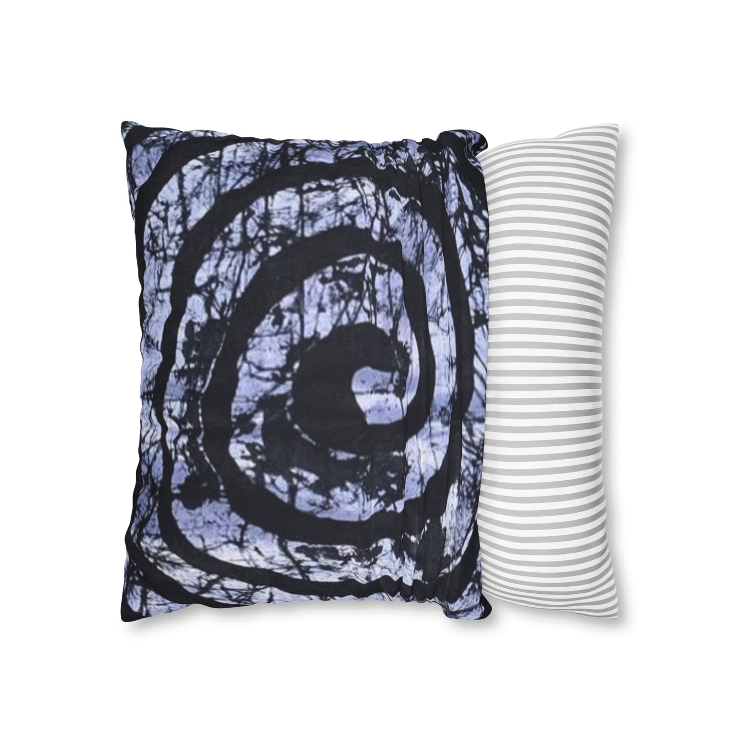 Batik Spiral Square Pillow Case