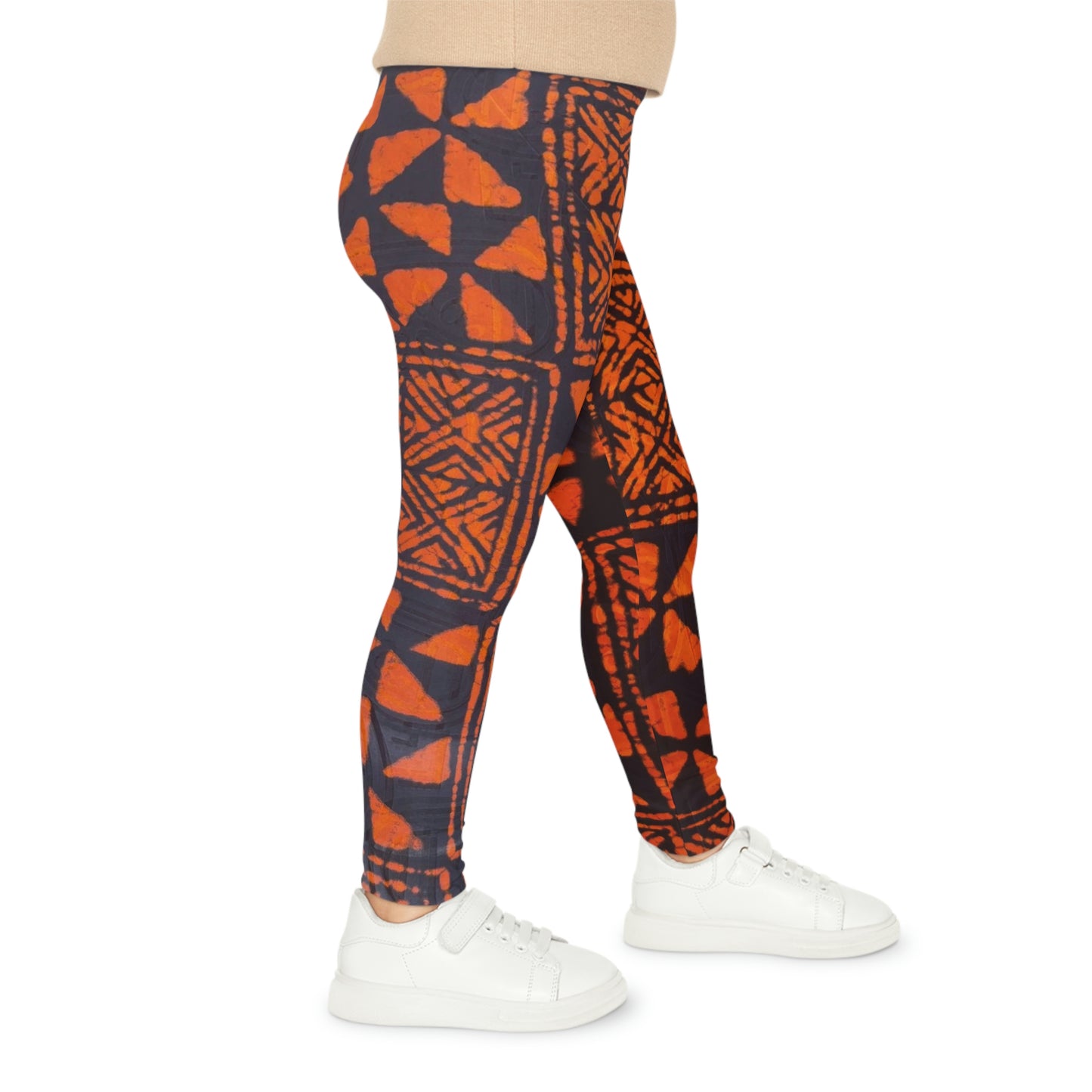 Batik Tie Dye 'Talking Drum Motif' leggings